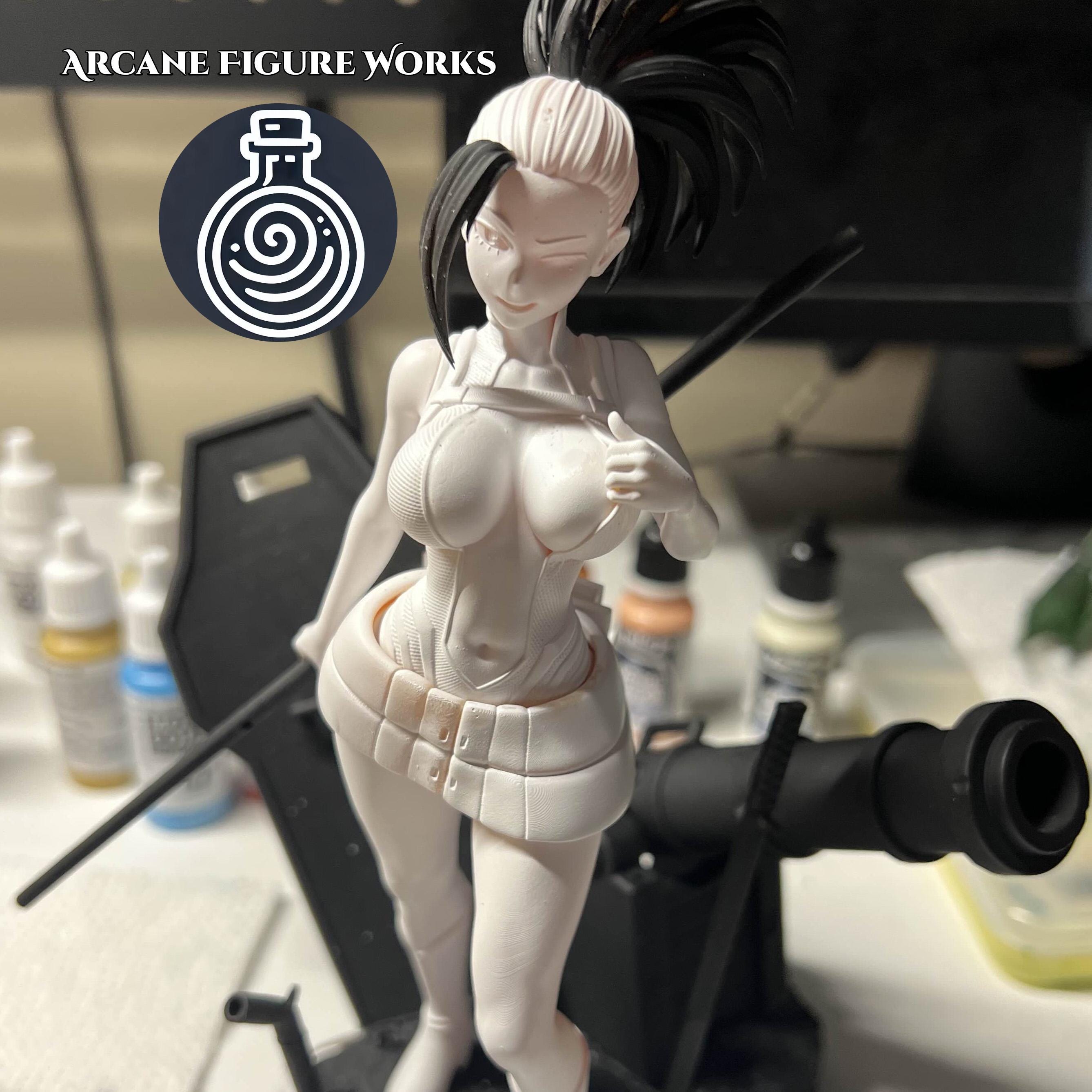 Momo Yaoyorozu 1/7 Scale Resin Figure Kit | My Hero Academia Unpainted 3D Printed Model