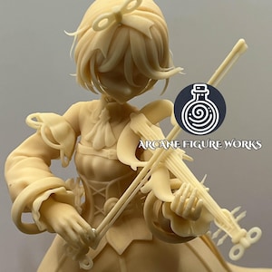 Cecilia Immergreen 1/7 Scale Resin Garage Kit | 3D Printed Hololive Figure | Unpainted Unassembled for Collectors and Painters