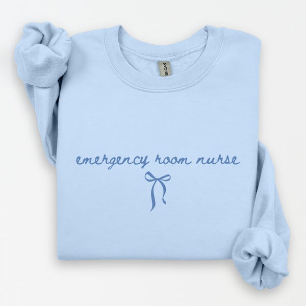 Sudadera de enfermera de urgencias, regalo para enfermera de urgencias, suéter de enfermera, regalo de graduación de enfermera, regalo de agradecimiento para enfermeras, regalos para estudiantes de enfermería