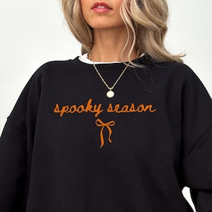 Witchy Spooky Season Sweatshirt, Halloween spirit sweatshirt, Witch vibes sweater, Coven sweatshirt for fall, Salem witches trip sweatshirt