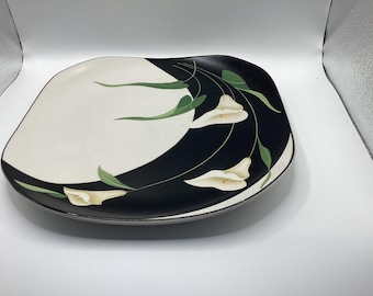 Vintage - Sango - Black Lilies (quadrille) - Tumbler - Set of 4