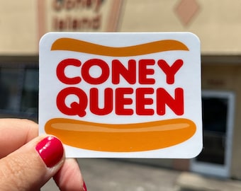 Coney Queen Vinyl Sticker