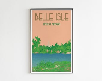 Belle Isle, Detroit 11x17 Print