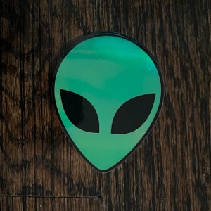 ALIEN Holographic Sticker Decal 90s 2000s Rave Y2K image 3