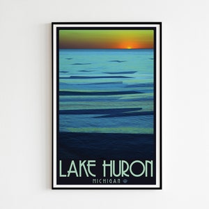 Lake Huron, Michigan 11x17 Print image 1