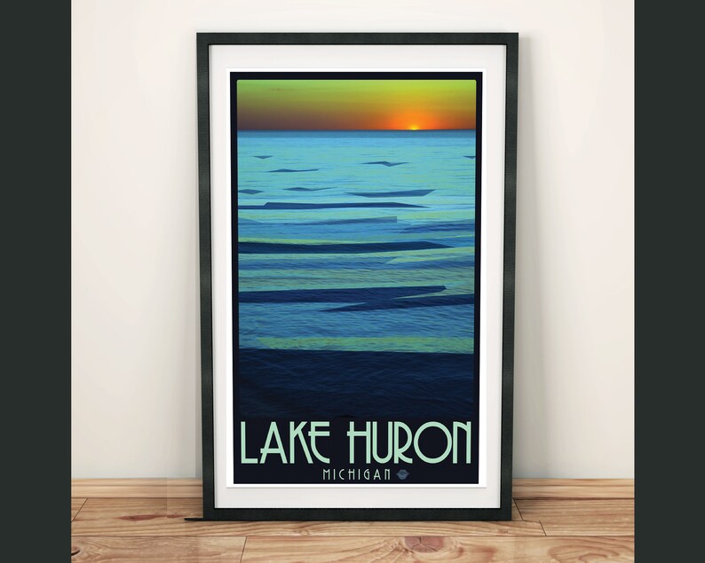 Lake Huron, Michigan 11x17 Print image 2