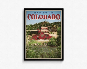 Idaho Springs, Colorado - Travel Poster