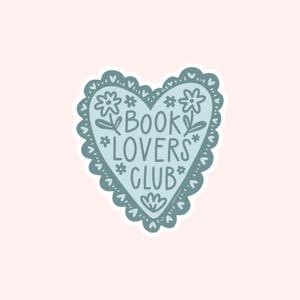 Book Lovers Club Holographic Sticker: Waterproof Vinyl Decal