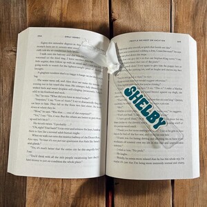 Personalized Name Bookmarks – Custom Bookmarks for Kids, Teachers, Book Lovers | Aesthetic Gifts for Readers & Book Clubs