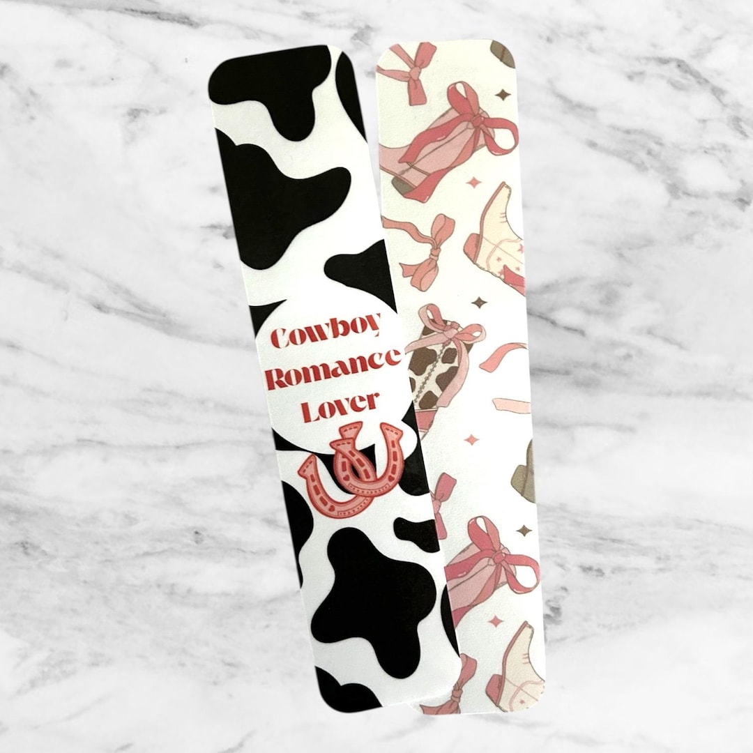 Western Romance Bookmarks – Cowboy & Cowgirl Themed Book Accessories ...