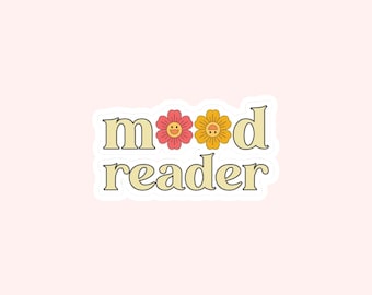 Mood Reader Sticker: Waterproof Vinyl Decal - BookTok Gift