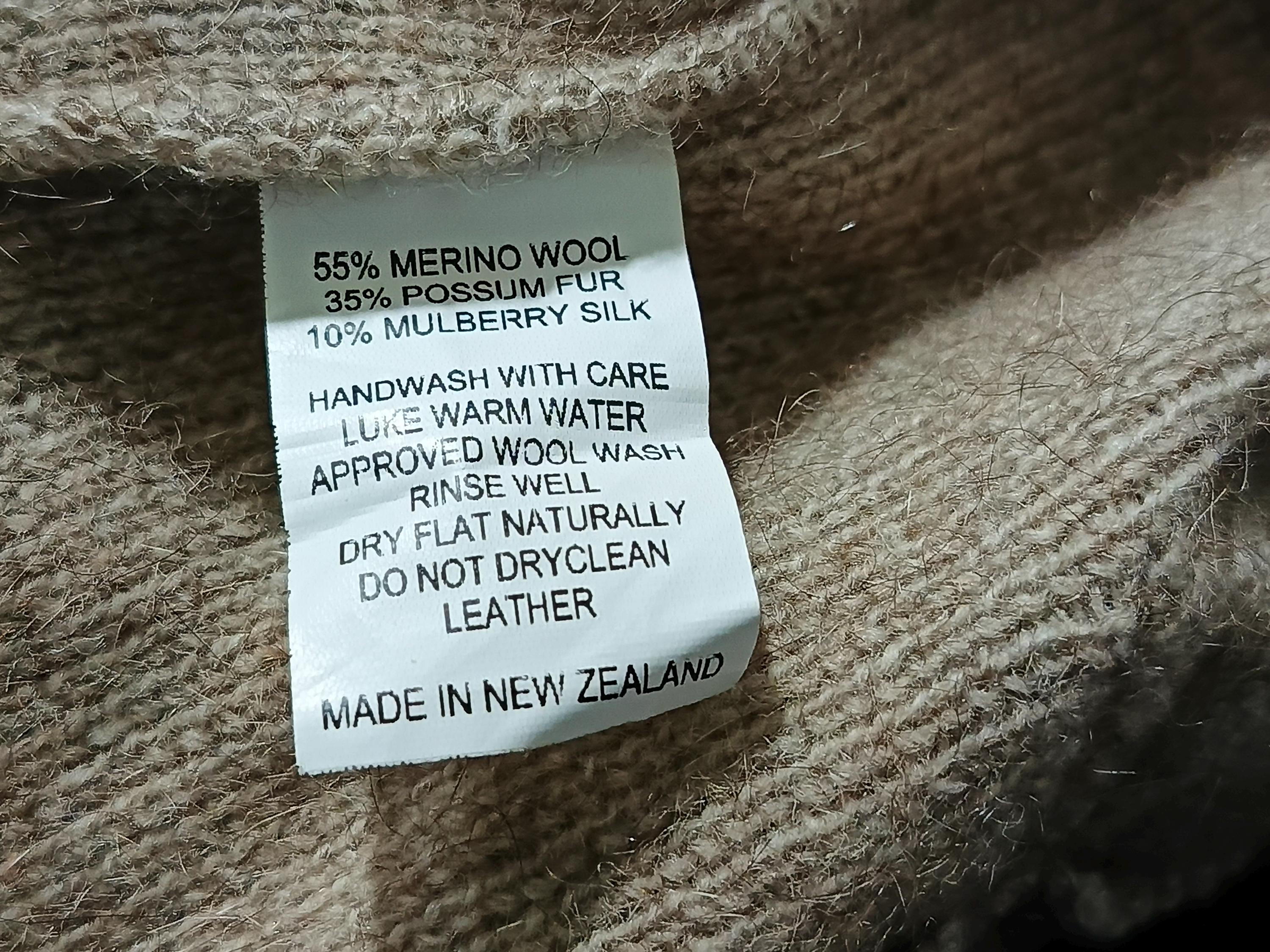 マクドナルド ニュージーランド ジャケット：ポッサムファー、メリノ