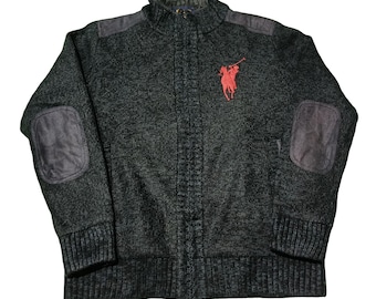 Vintage 1990s Polo Sport Fleece Lined Patchwork Jacket / Vintage