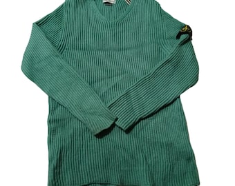 Vintage Stone Island-sweater – klassieke wollen trui voor heren – iconische badge – tijdloze streetwear
