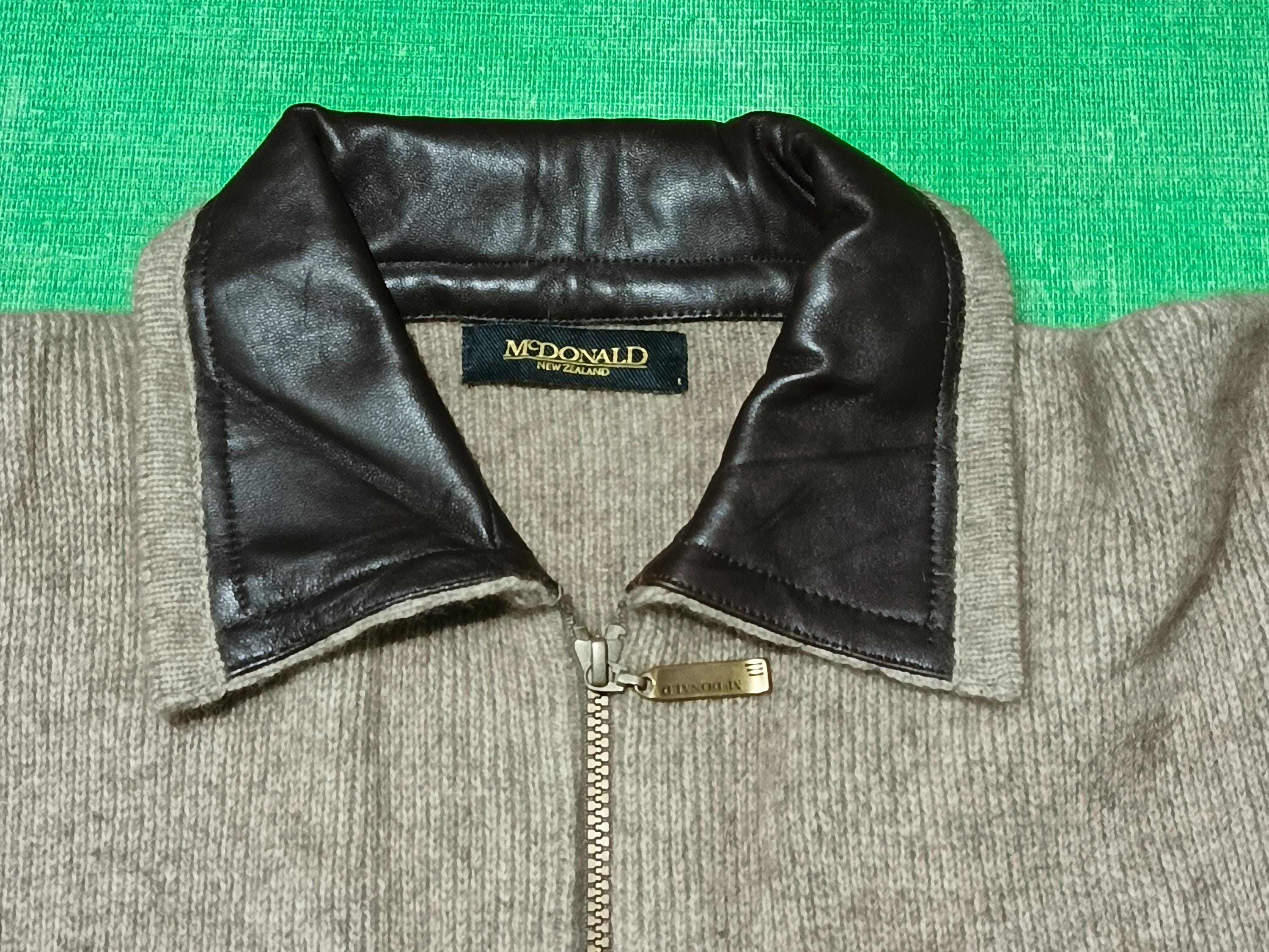 マクドナルド ニュージーランド ジャケット：ポッサムファー、メリノ