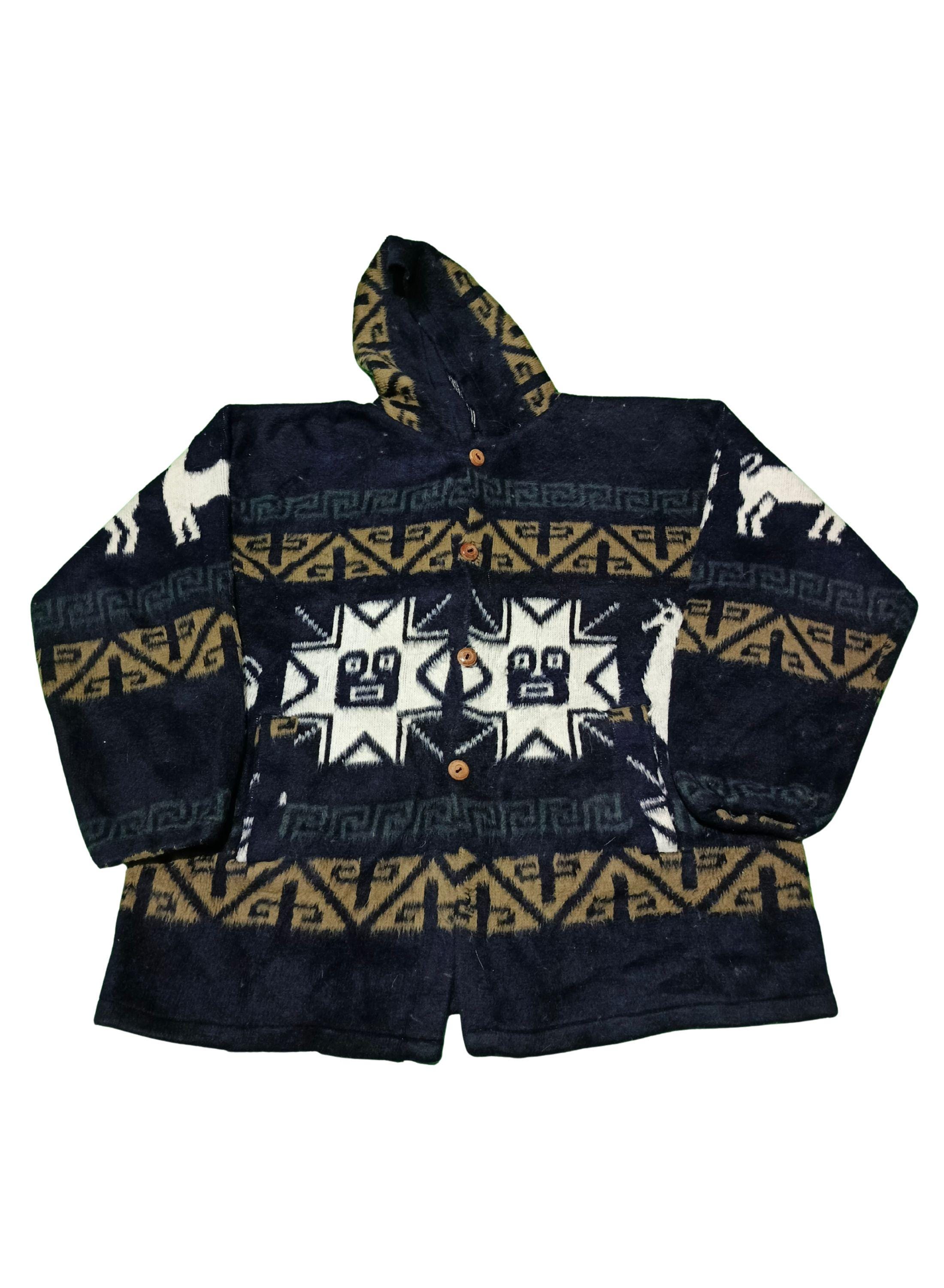 日産 販売 80s Ecuador knit half zip