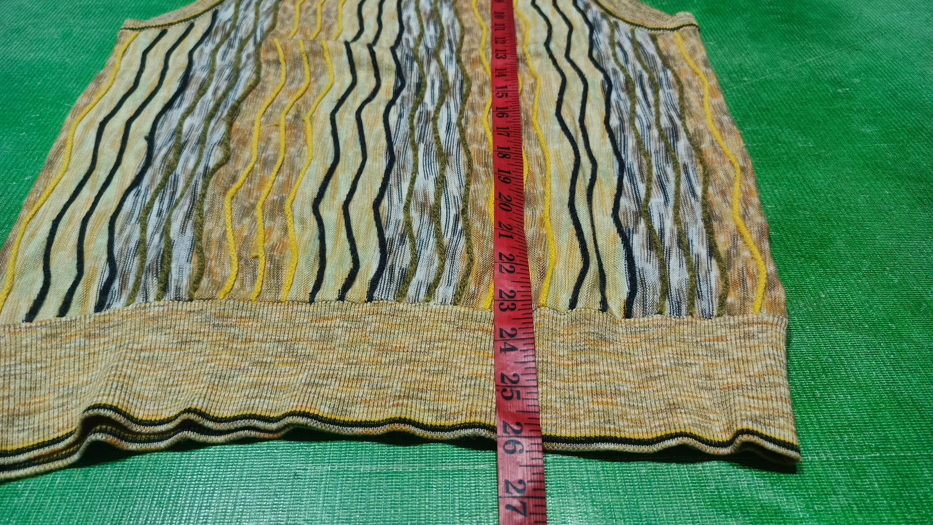 Vintage Coogi Style Knit Sweater Vest: 90s 3D Textured Abstract - Etsy