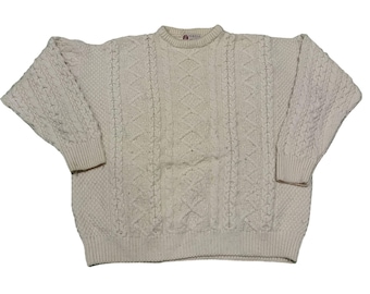 ヴィンテージ Blarney Woolen Mills アランニット フィッシャーマン 