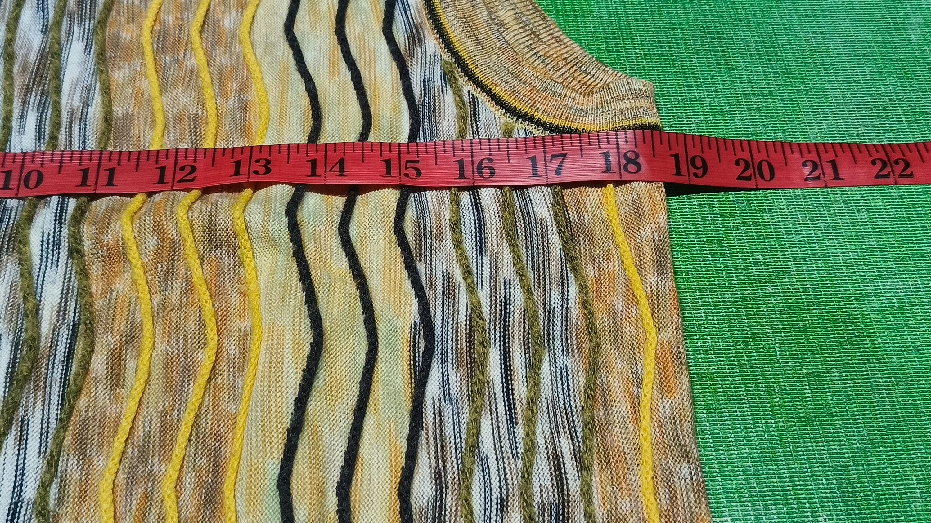Vintage Coogi Style Knit Sweater Vest: 90s 3D Textured Abstract - Etsy