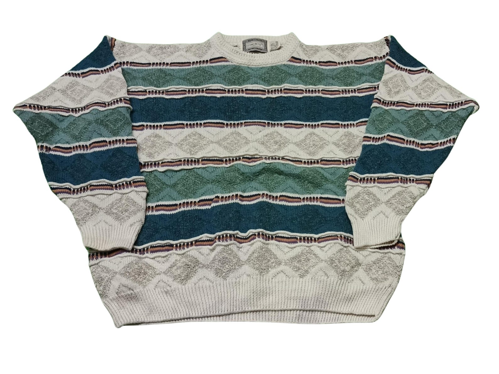 Vintage 80s Coogi Knit Wool Jumper Size M
