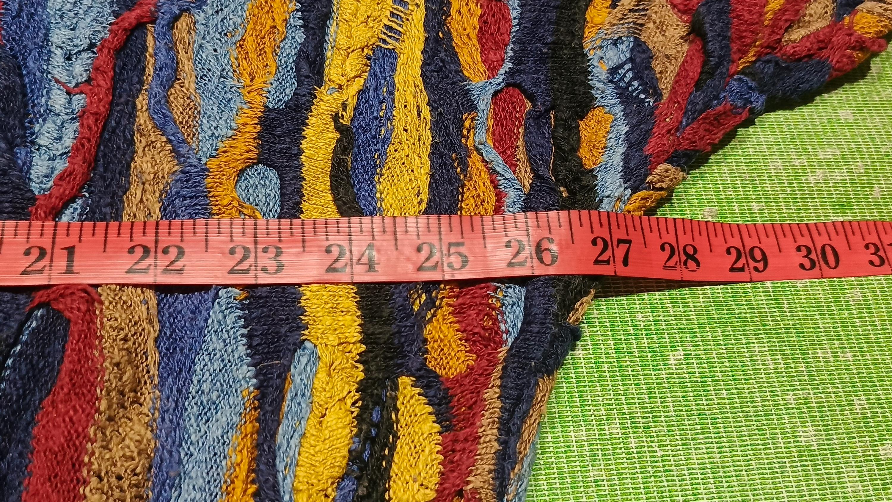 Vintage Coogi 3D Knit Sweater: 90s Hip Hop Style, Men