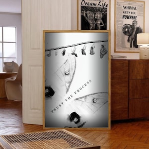 Trust The Process Poster for Wall Decoration