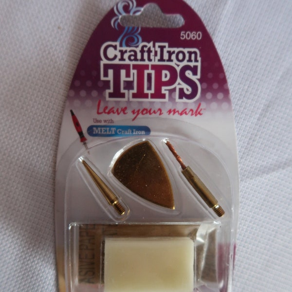 Craft Iron Tips NIP Purple Cows encaustic wax kit ACMI certified