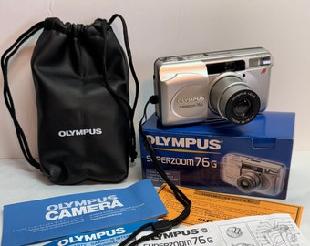 Olympus Superzoom 76G zoom 76mm FILM Camera ~ automatic autofocus instructions