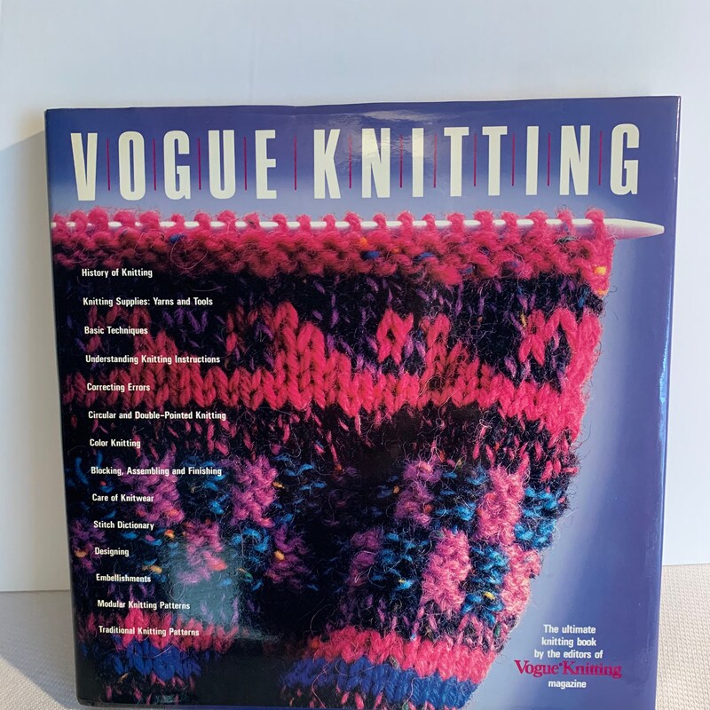 Vogue Knitting Book Etsy