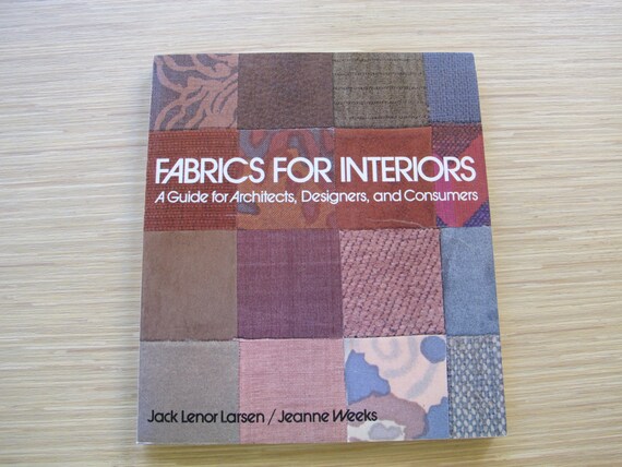 1976 Fabrics For Interiors Book Guide Architects Designers Reference Signed