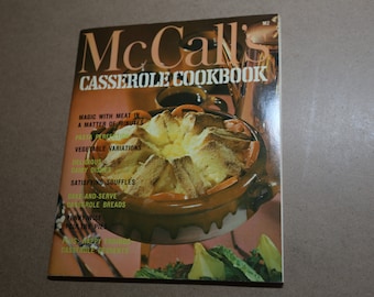 1972 McCalls CASSEROLE  COOKBOOK cook book recipe pb kitchen vintage cooking serving guide