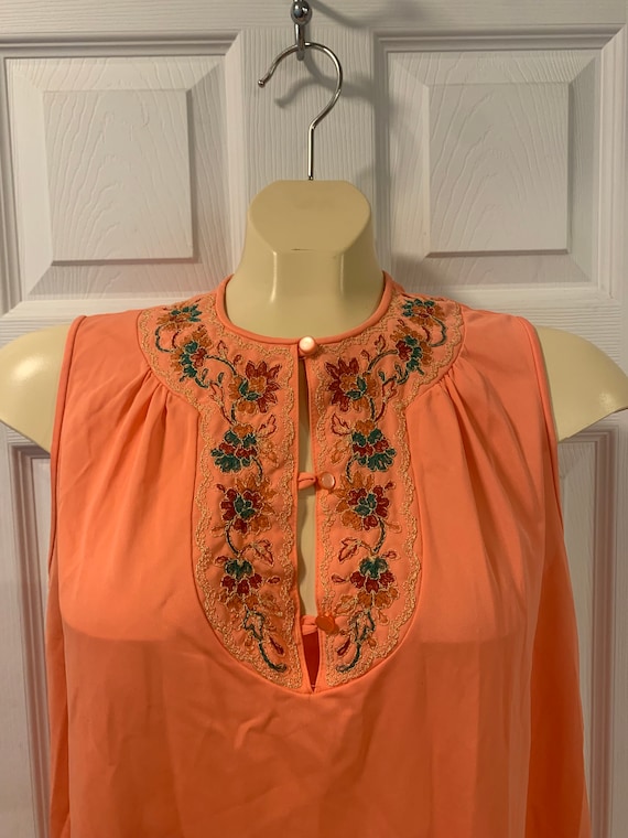 vintage Orange NIGHTY Gossard Artemis lingerie Nig