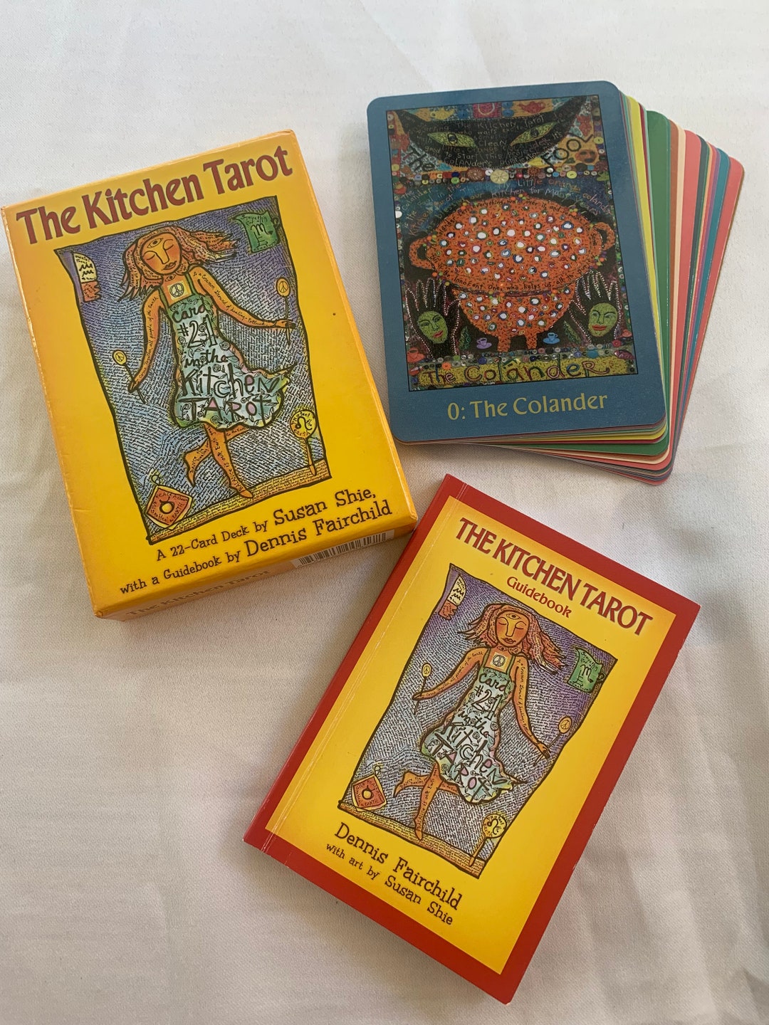 The Kitchen Tarot 22 Cards Major Arcana Deck & Guidebook Susan Etsy
