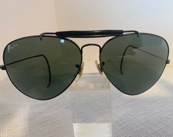 RAY BAN Outdoorsman Aviator SUNGLASSES eyeglasses B&L Bausch Lomb frames (2D3)