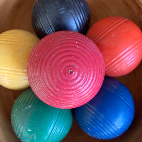 Antique Croquet Balls Etsy