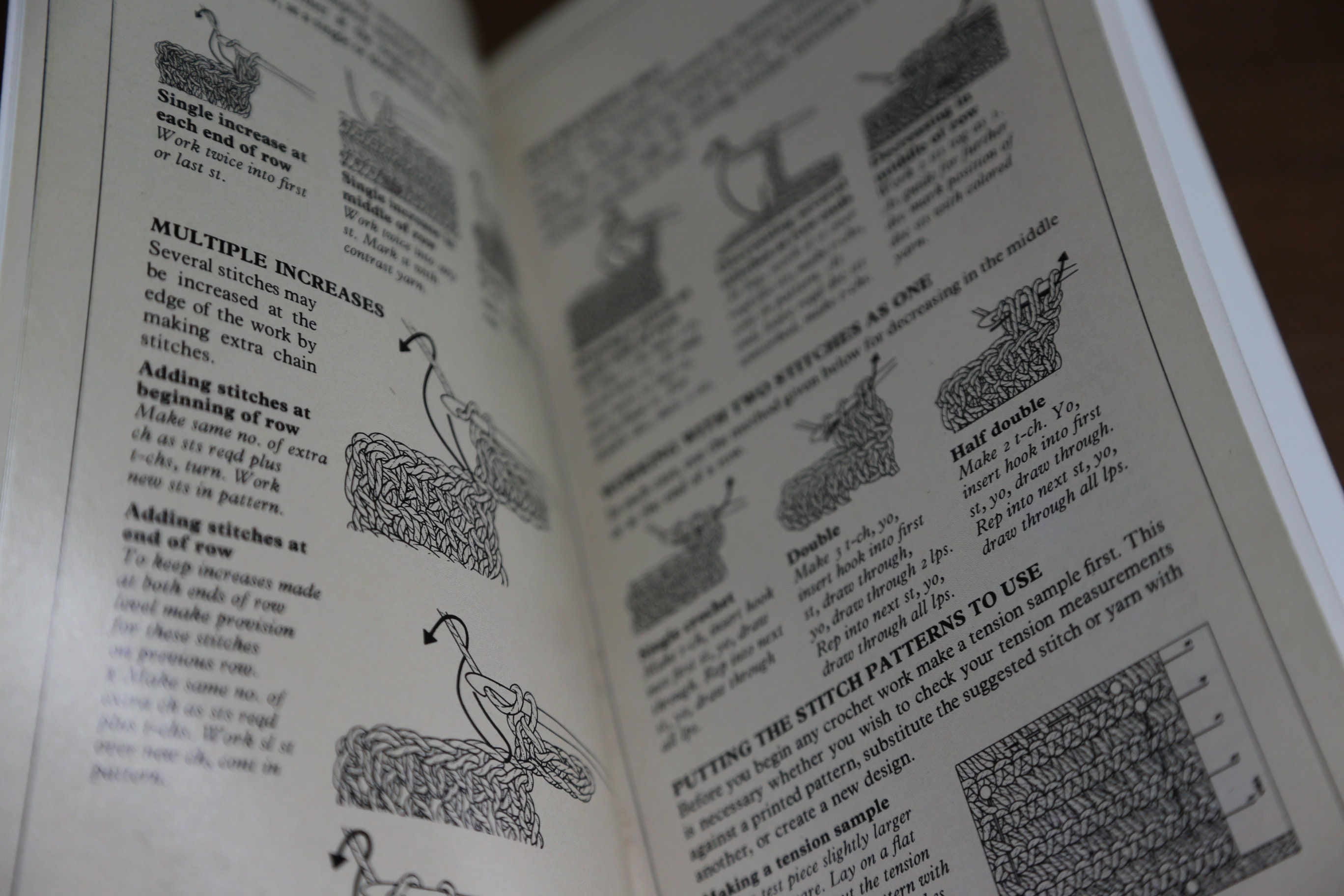 Manual Pattern Library 1981 the PATTERN LIBRARY CROCHET Book Instructions Crocheting Manual - Etsy