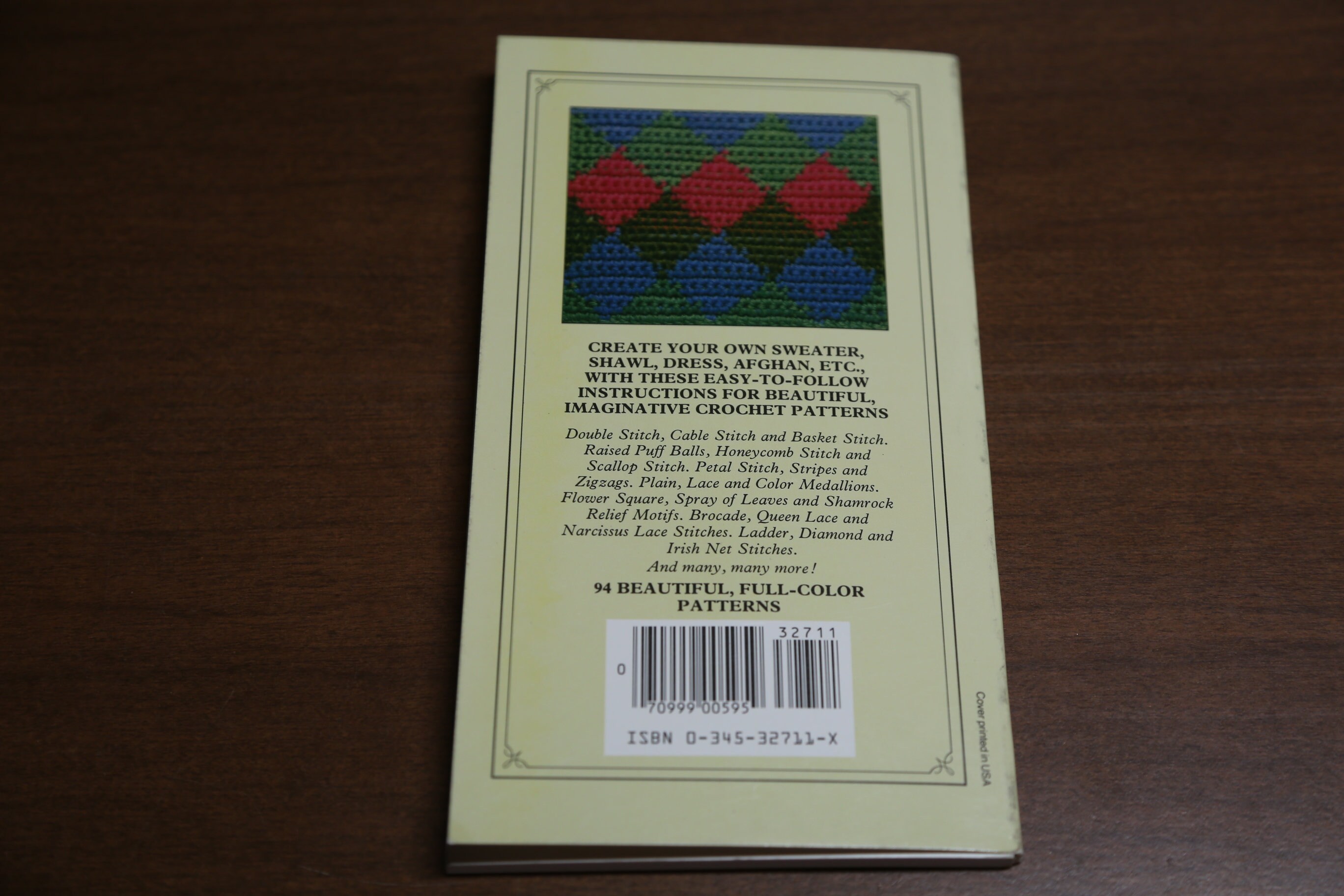 Manual Pattern Library 1981 the PATTERN LIBRARY CROCHET Book Instructions Crocheting Manual - Etsy
