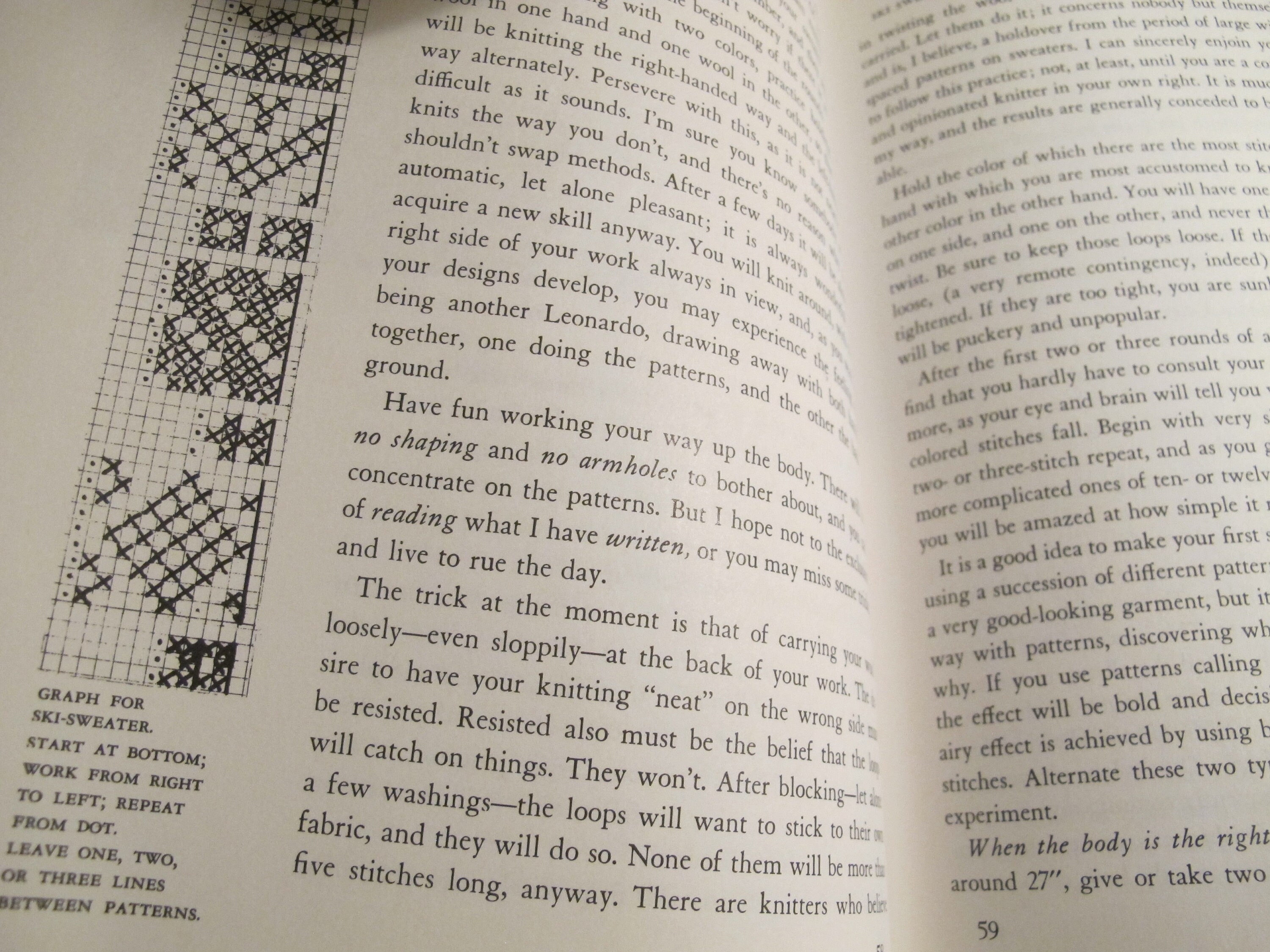 KNITTING WITHOUT TEARS Book techniques directions craft guide Etsy