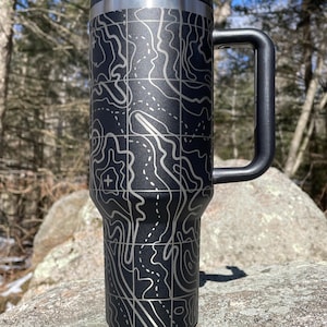 40oz  Topography - Topo tumbler