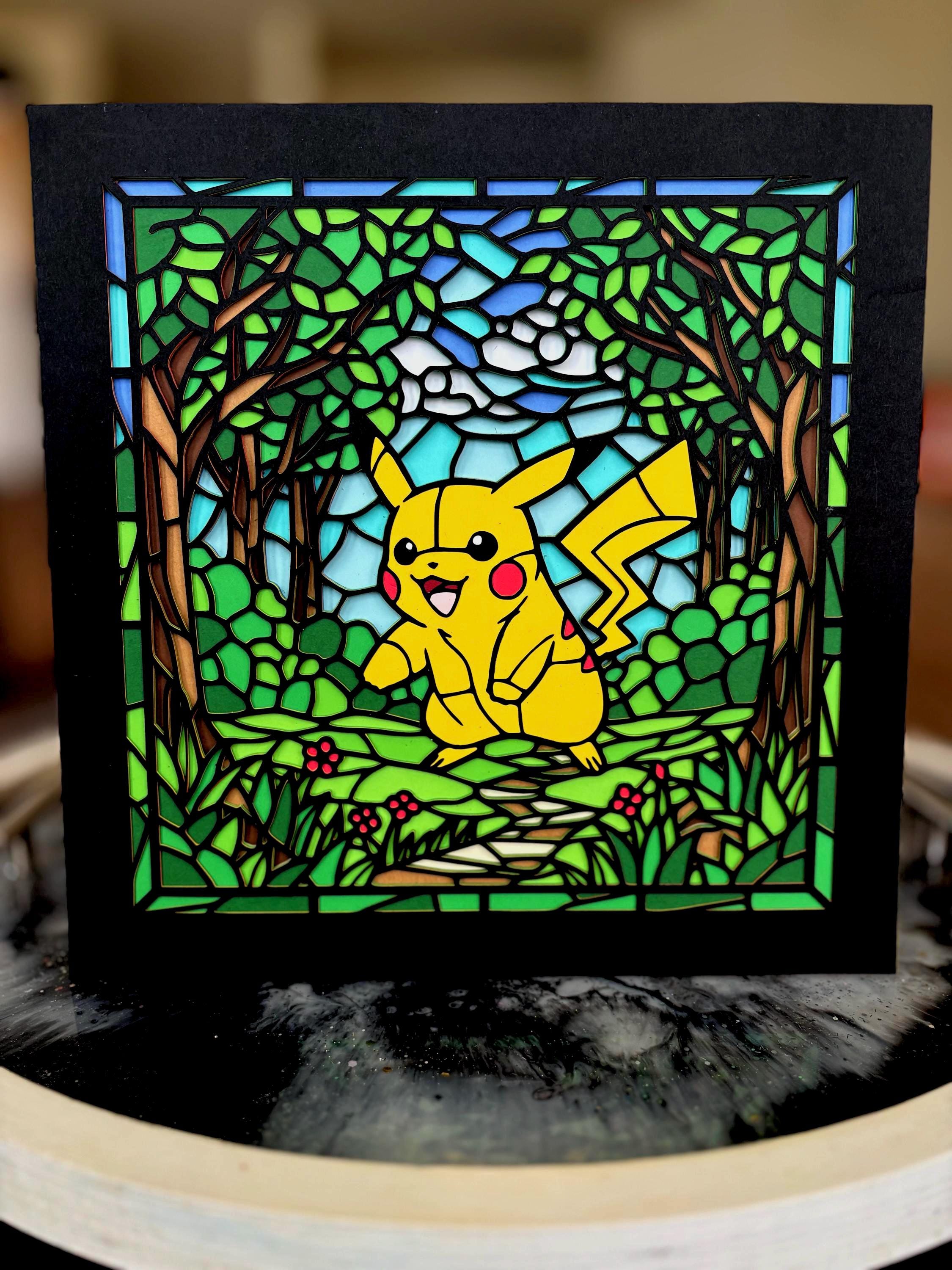 Pokemone Stained Glass - Etsy Canada