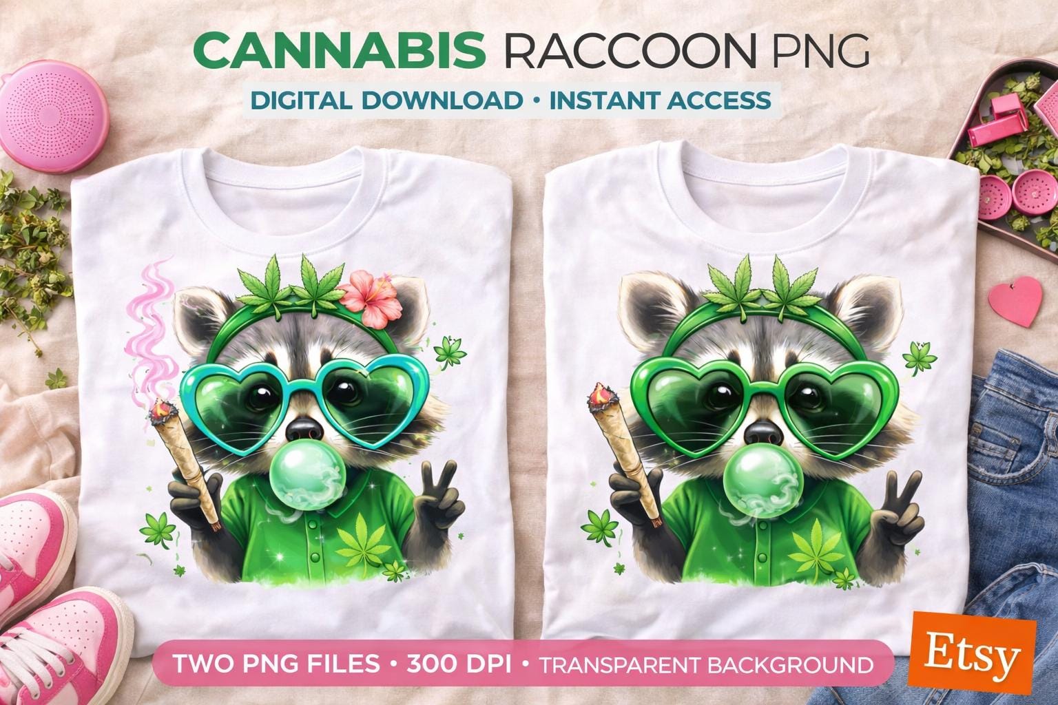 420 Racoon PNG, Instant Digital Download, Stoner PNG - Etsy