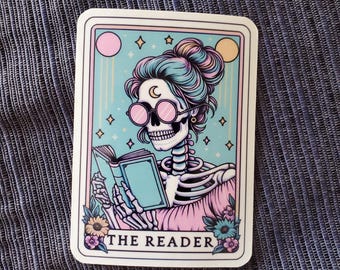 The Reader Tarot Card Sticker