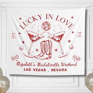 Las Vegas Banner Custom Western Bachelorette Party Decor Cowgirl Bridal Shower Backdrop Last Ride Party Sign Nashville Bach Wall Tapestry