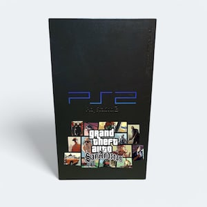 PS2 FAT GTA:SA Bedruckte Shell (Send-In Konsolen Druckservice)