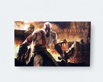 PS2 FAT God of War Printed Shell (Send-In Console Print Service)