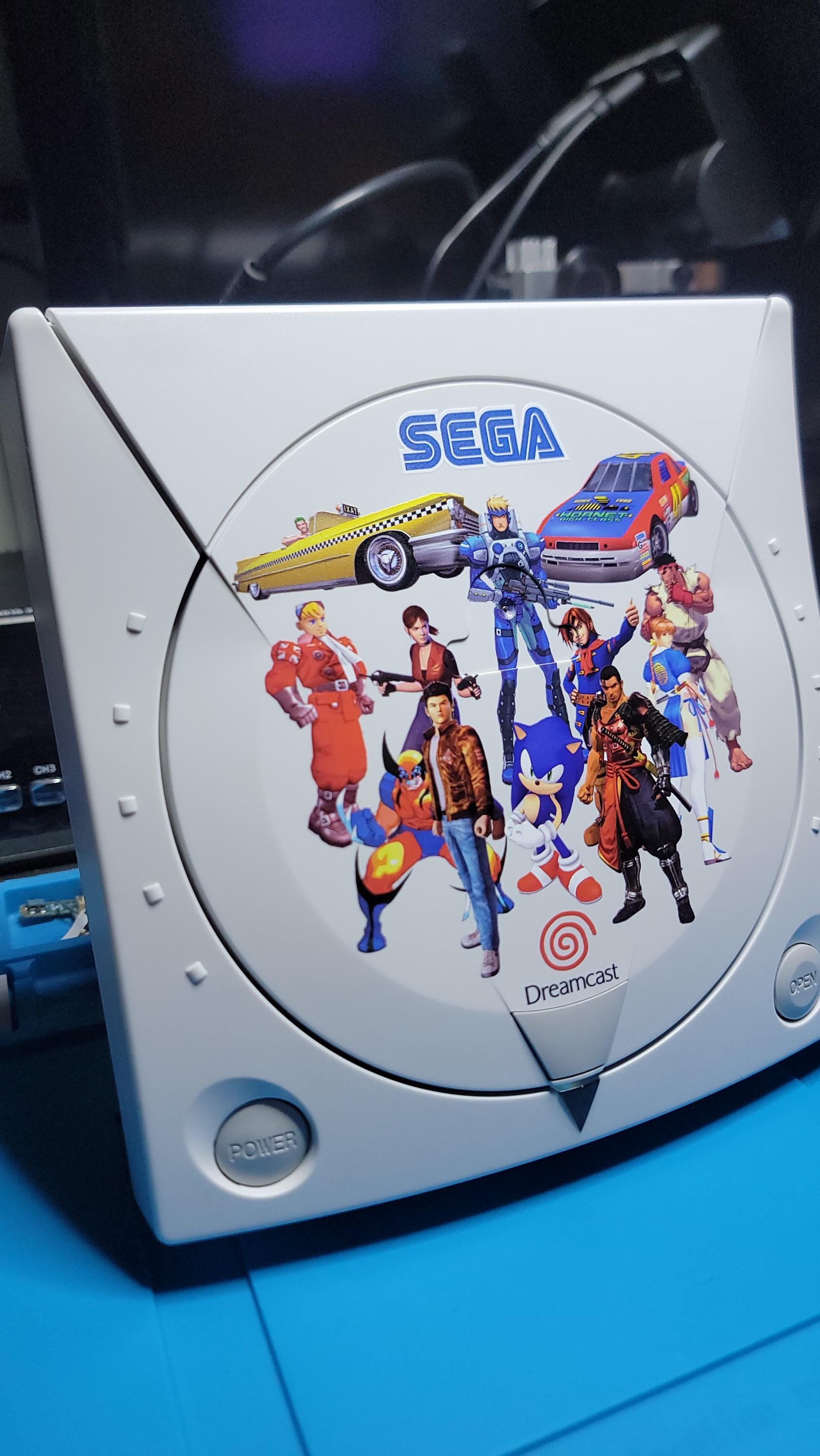 Dreamcast Characters Theme Printed Shell (console Shell) - Etsy