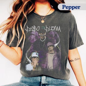 Peso Pluma T-Shirt, Exodo Album Merch, Mexican Corridos Tumbados Shirt, Vintage Peso Pluma Merch, Peso Pluma Fan Gift, Doble P Album Cover.
