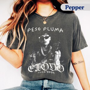 Peso Pluma T-Shirt, Exodo Album Merch, Mexican Corridos Tumbados Shirt, Vintage Peso Pluma Merch, Peso Pluma Fan Gift, Doble P Album Cover.