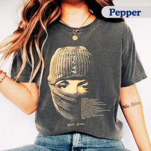 Peso Pluma T-Shirt, Exodo Album Merch, Mexican Corridos Tumbados Shirt, Vintage Peso Pluma Merch, Peso Pluma Fan Gift, Doble P Album Cover.