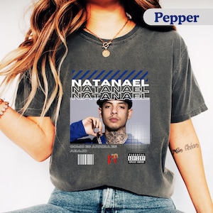 Natanael Cano Shirt, Natanael Cano Fans Graphic Tee, Mexican Corridos Tumbados Shirt, Natanael Cano Shirt, Corridos Tumbados Merch, CT Shirt